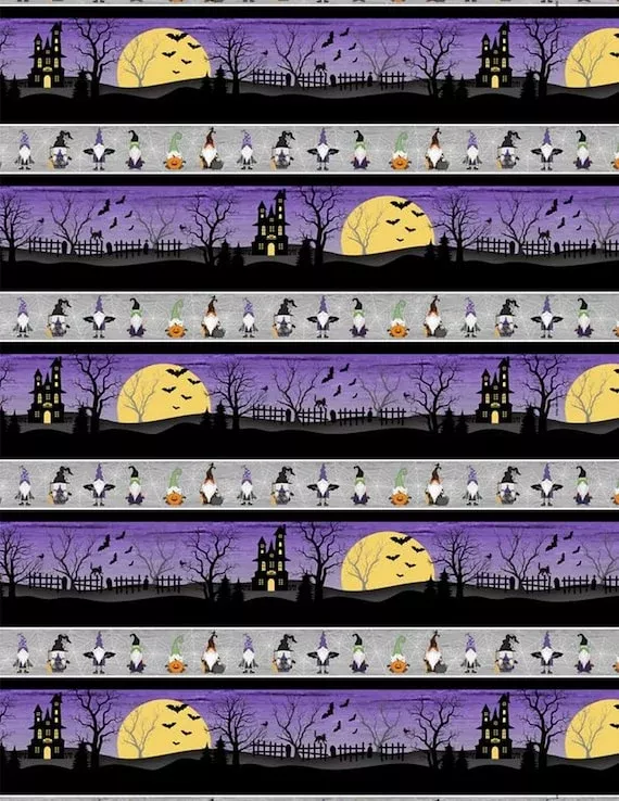 Wilmington Prints - Gnome-ster Mash - Repeating Stripe Multi