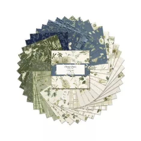 Wilmington Prints - Green Fields - 5” Stacker (42 pk)
