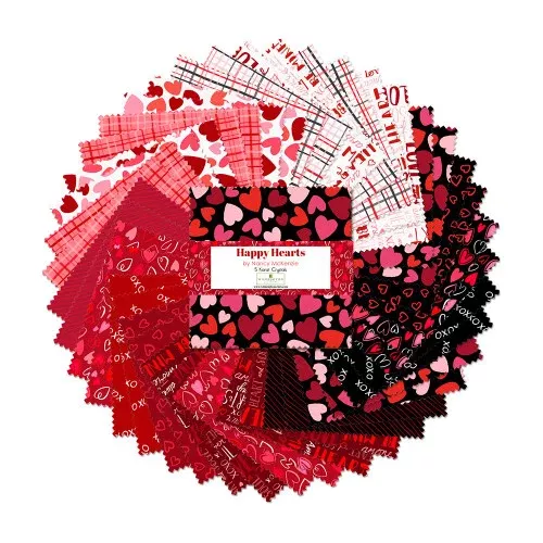 Wilmington Prints - Happy Hearts - 5” Stacker