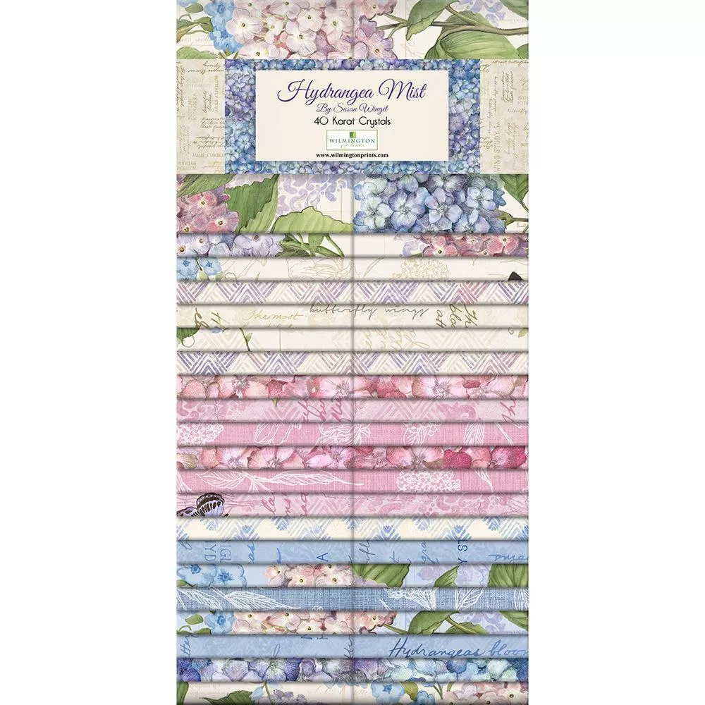 Wilmington Prints - Hydrangea Mist - 2 1/2” Strips