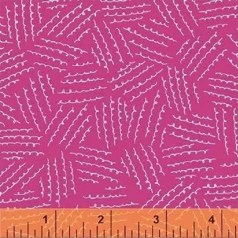 Windham Fabarics - It's a Hoot Squiggles in Pink