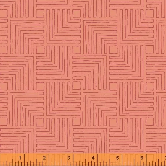 Windham Fabrics - Good Vibes Only - Coral with Pink