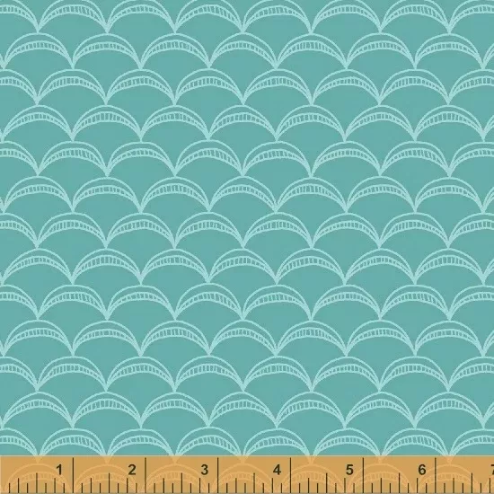Windham Fabrics - Good Vibes Only - Teal Tone on Tone