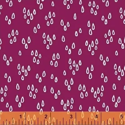 Windham - Notepad Raindrops in Plum