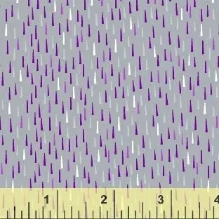 Windham - Sprinkle Rain Drops in Gray and Purple