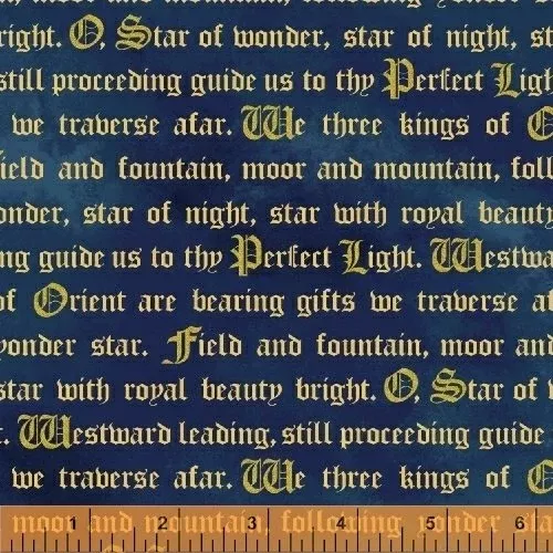Windham - Three Kings Words in Blue
