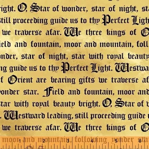 Windham - Three Kings Words on Gold