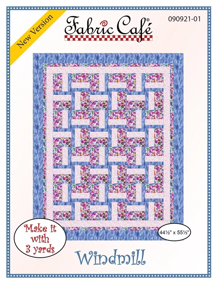 Windmill 3 Yard Quilt Pattern