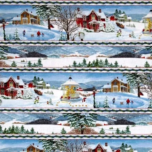 WINTER'S EVE CHRISTMAS68806-143 BORDER