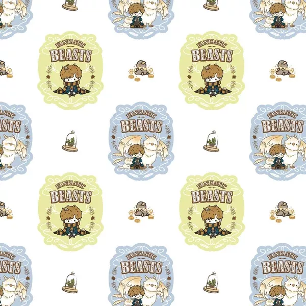 Wizarding WorldBaby Beasts Badges White