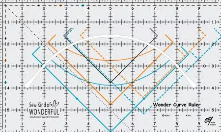 Wonder Curve Ruler - Jenny Pedigo - Sew Kind of Wonderful