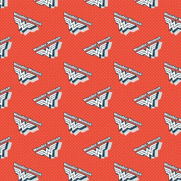 Wonder WomanDitsy Dot Logo Red