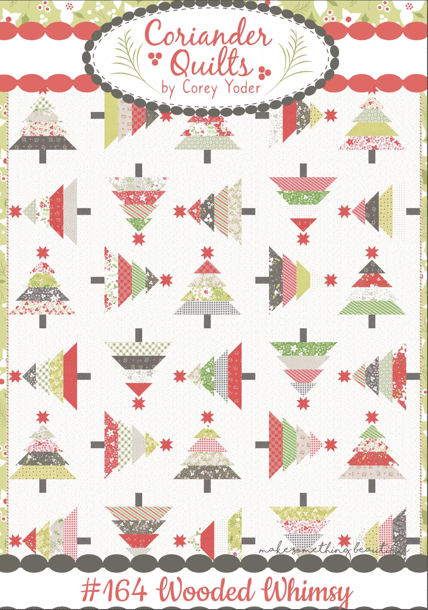 Wooded Whimsy Quilt Pattern Featuring Holliberry By Corey Yoder for Coriander