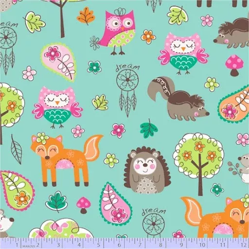 WOODLAND GYPSY R37-9700-0120 FORREST ANIMALS-BLU