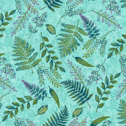 Woodland Wonders - Fern Toss in Spruce Green - Studio e