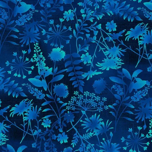 Woodland Wonders - Wildflower Toss in Navy - Studio e