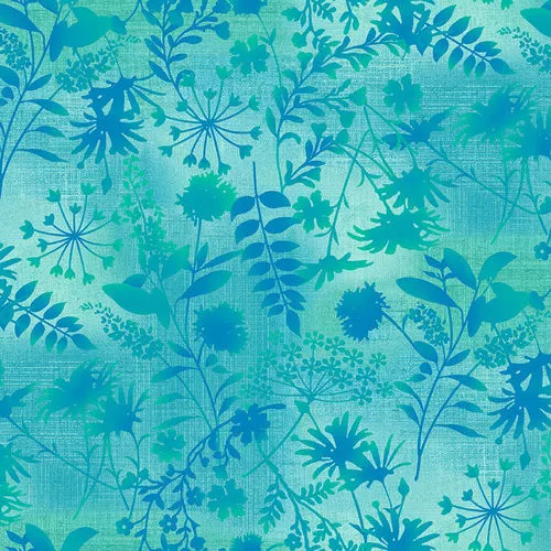 Woodland Wonders - Wildflower Toss in Spruce Green - Studio e