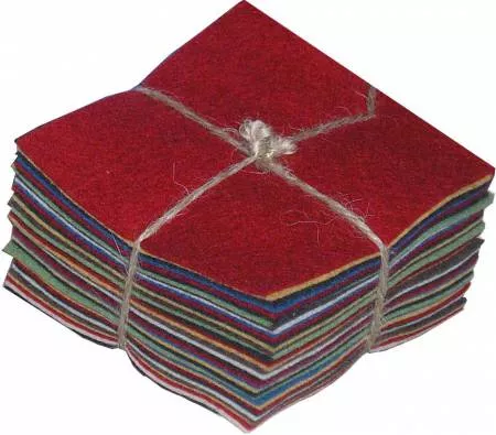 Wool Felt Homespun Charm Pack