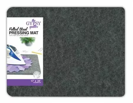 Wool Mat 17" x 24" x 1/2" Thick by Gypsy Quilter