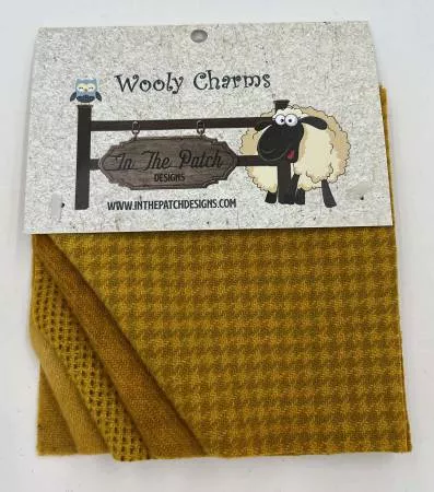 Wooly Charms 5in x 5in Goldenrod 5ct