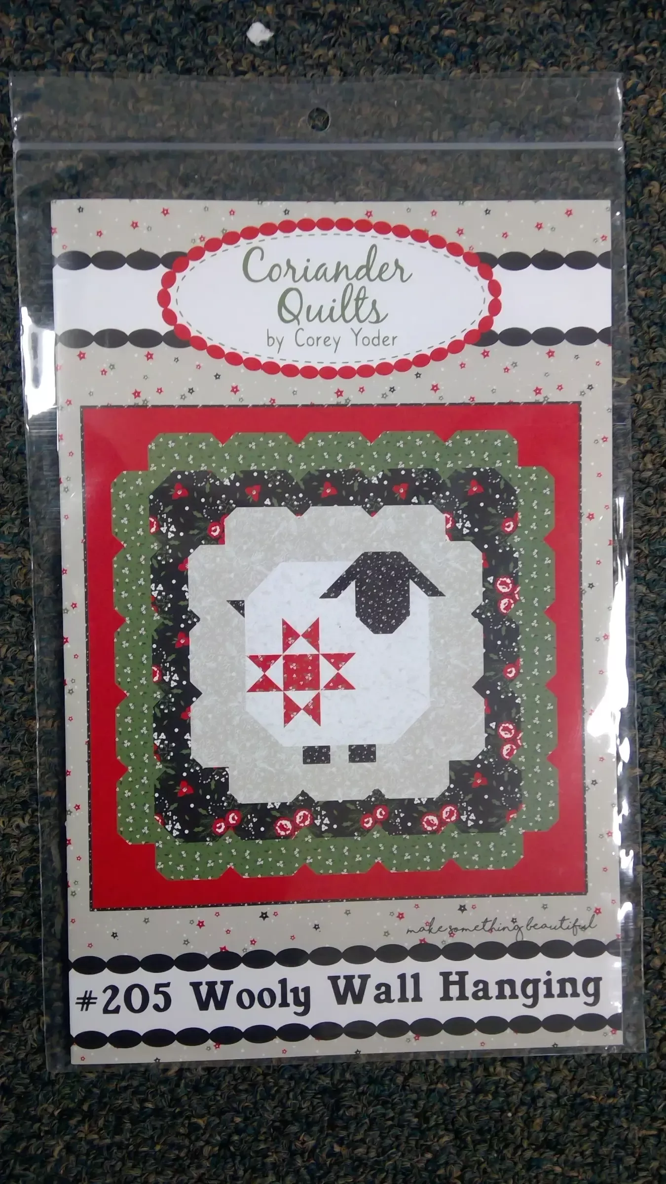 Wooly Wall Hanging Pattern by Corey Yoder for Coriander Quilts