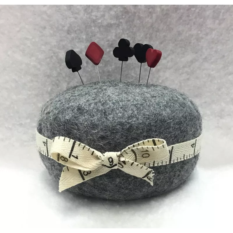 Wooly Wonder Pincushion Gray