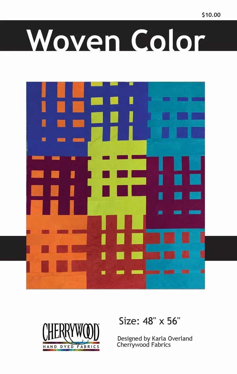 Woven Color Quilt Pattern by Cherrywood Fabrics