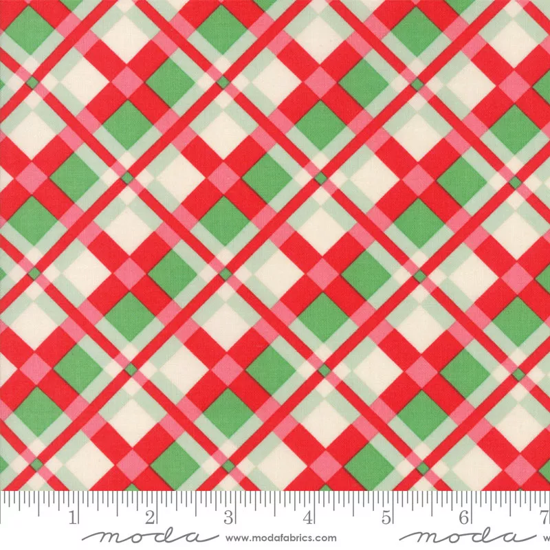 Wrapping Paper Larger Ribbon Swell Christmas Red Green