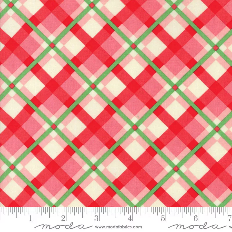 Wrapping Paper Pink Red Swell Christmas