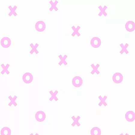 Xs & Os Pink Double Gauze 100% Cotton