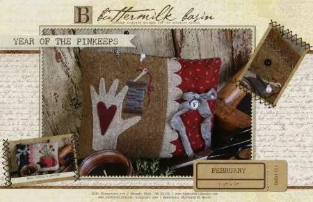 Year of the Pinkeeps February Heart & Hand