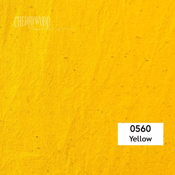 Yellow 0560 Cherrywood Hand Dyed Fabric