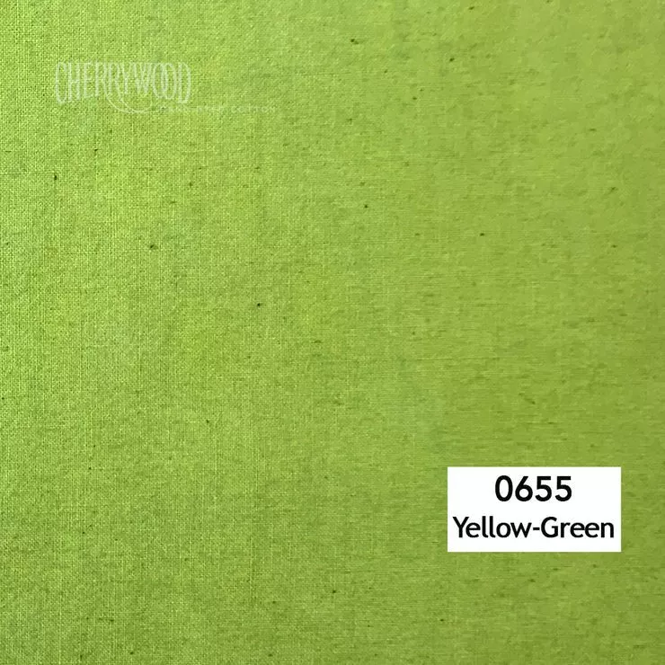 Yellow-Green 0655 Cherrywood Hand Dyed Fabric