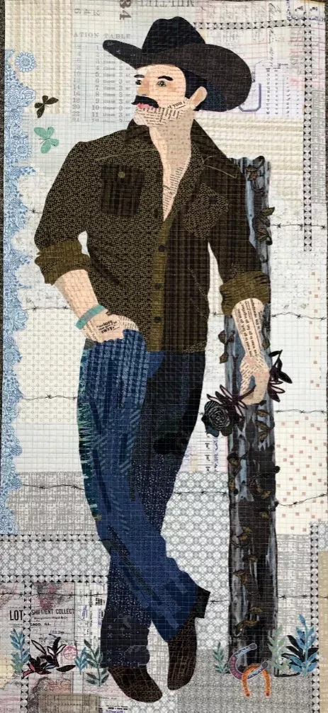 Yes Ma'am Collage Pattern by Laura Heine
