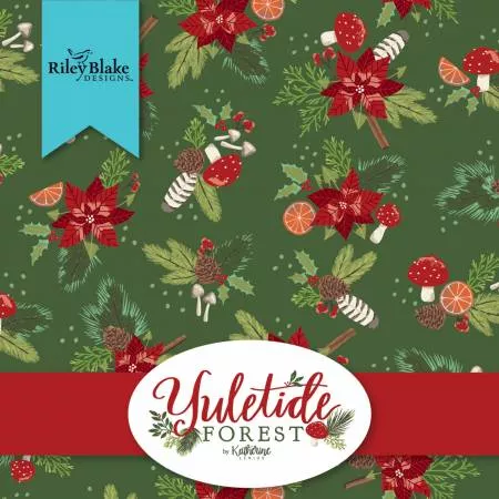Yuletide Forest 5 Inch Squares, 42 Pcs.