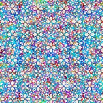 Zanzibar Evolution Stone Mini Geo Inlay 27408E Cotton Woven Fabric
