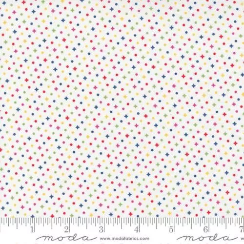 Zinnia Pollen Rainbow Yardage 24136 28by April Rosenthal Sold in 1/2 yard increments