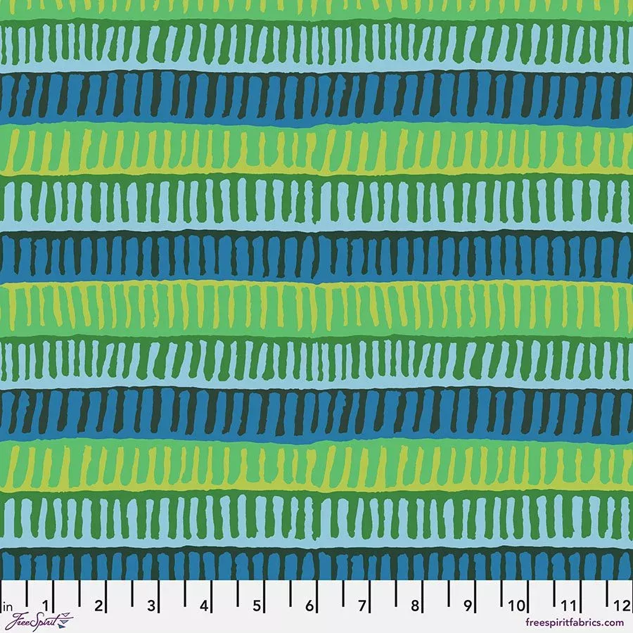 Zipper Stripe - Green PWBM103.GREENAugust 2025 Collection by Kaffe Fassett Collective