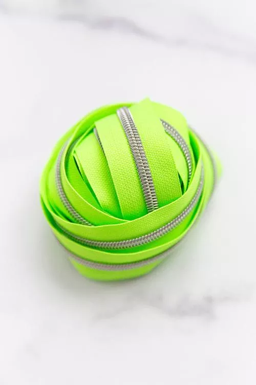 Zipper Tape #5 3yd Key Lime Pop KAT ZIP7 by Knot And Thread