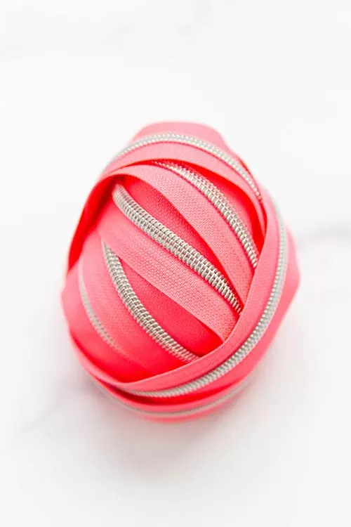 Zipper Tape #5 3yd Neon Flaming KAT ZIP4 by Knot And Thread