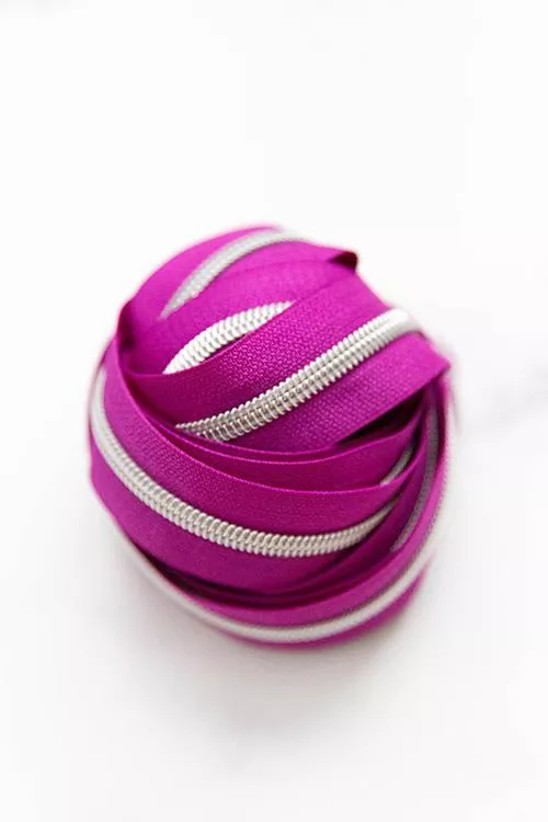 Zipper Tape #5 3yd Plum Punch KAT ZIP13 by Knot And Thread