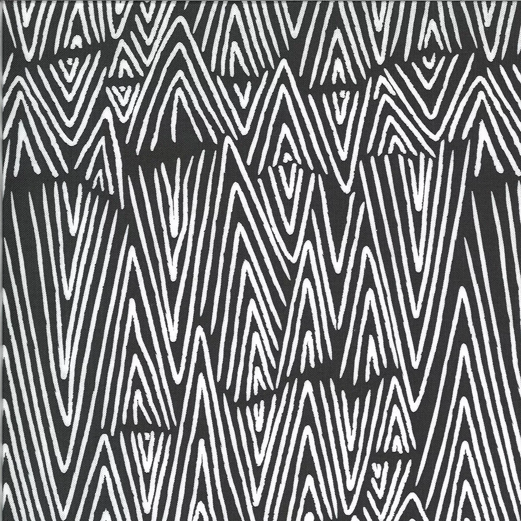 Zoology | Charcoal Mud Cloth by Gingiber For Moda Fabrics