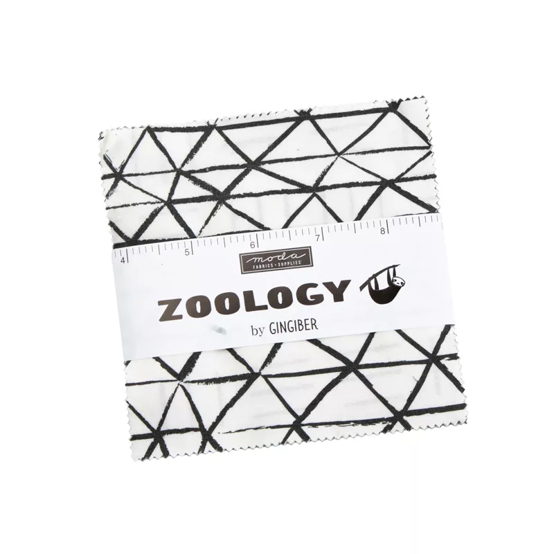 Zoology Charm Pack by Gingiber For Moda Fabrics