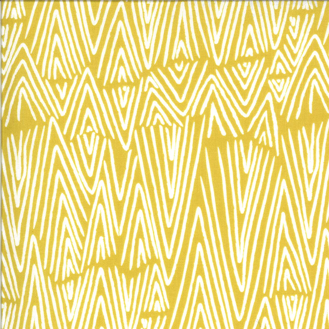 Zoology | Citrine Mud Cloth by Gingiber For Moda Fabrics