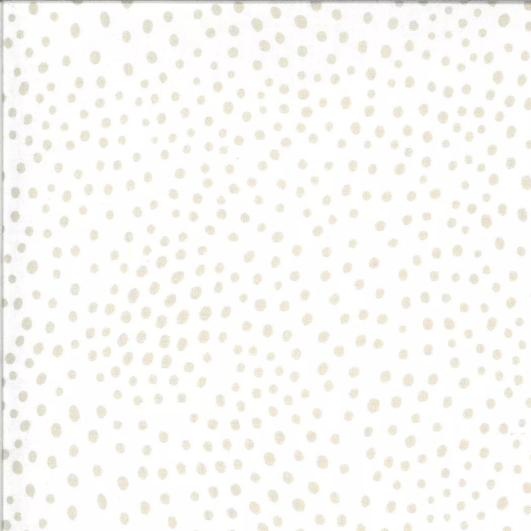 Zoology | Ivory Feather Movement Dots by Gingiber For Moda Fabrics