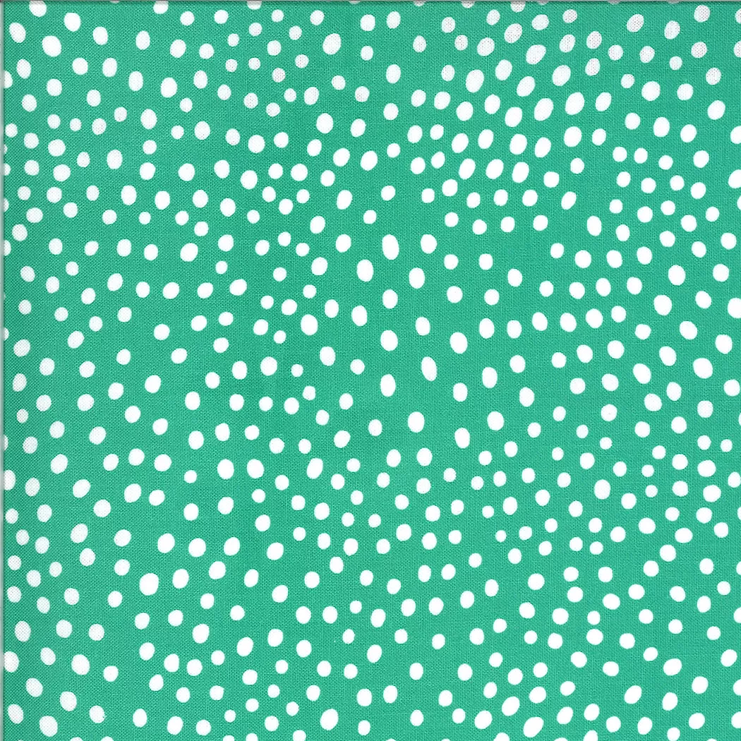 Zoology | Peacock Movement Dots by Gingiber For Moda Fabrics