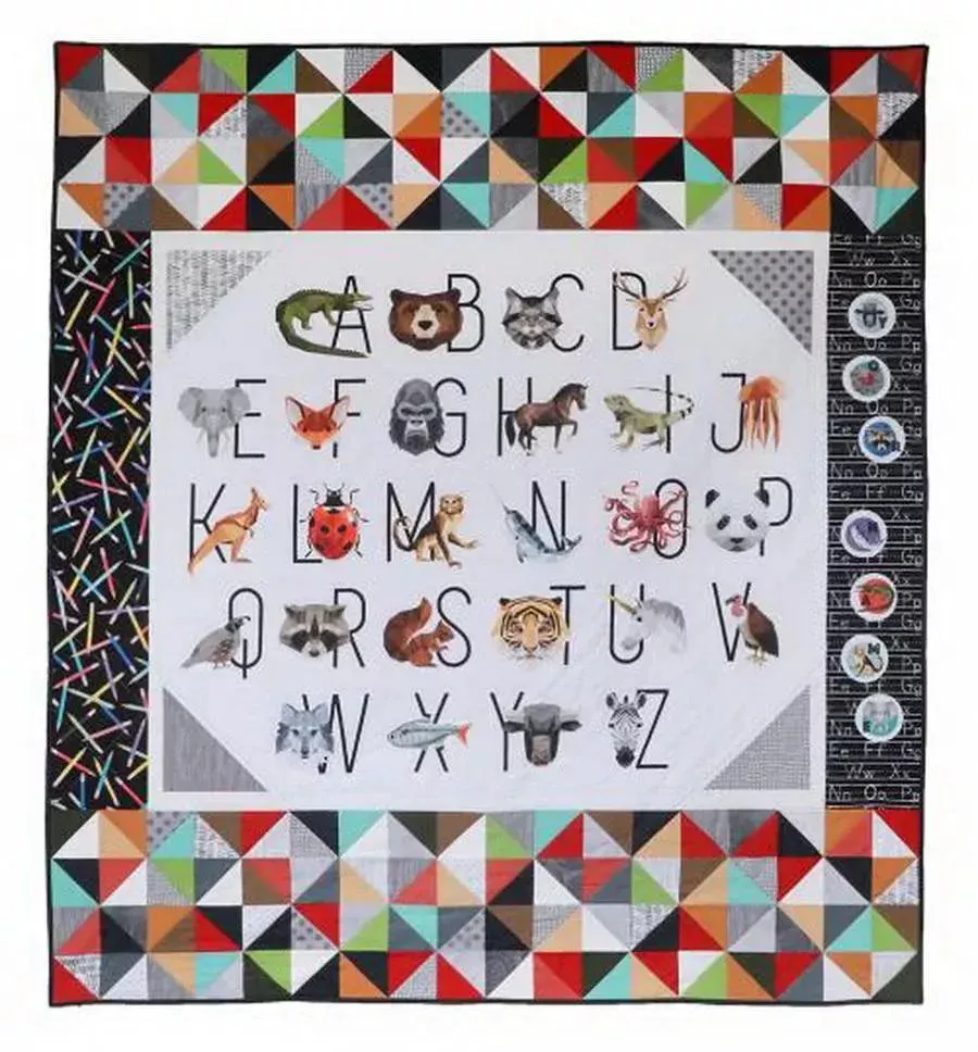 Zoovenir Fabric Quilt Kit by Karen Cunagin