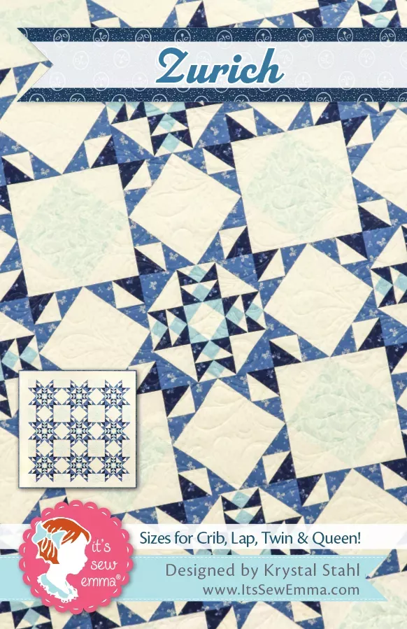 Zurich Quilt PatternIt's Sew Emma #ISE-251